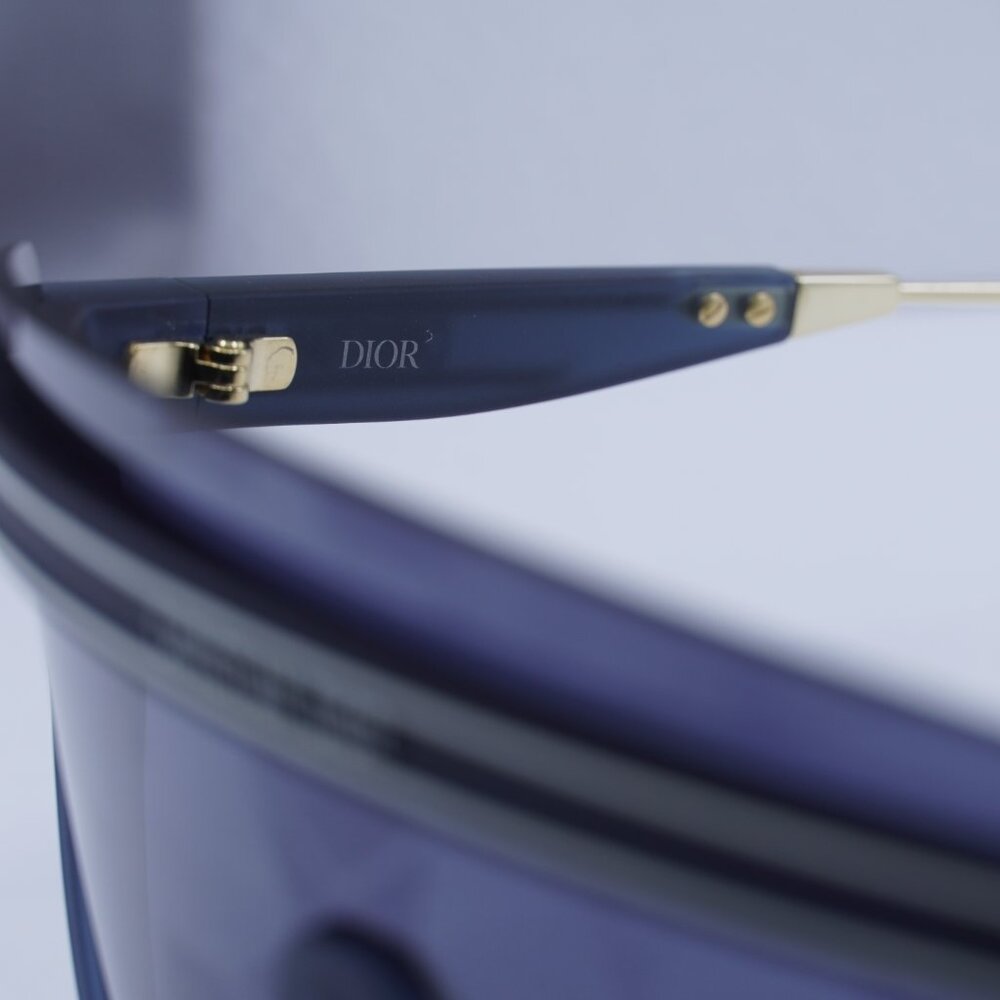 Dior DIORCLUB M2U 31B7 Shield Sunglasses - Matte Navy Blue - Picture 9 of 13